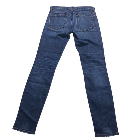 J. Brand Tyro Low-Rise Skinny Women Medium Wash Denim Blue Jeans 25 x28 Stretch - Picture 4 of 13